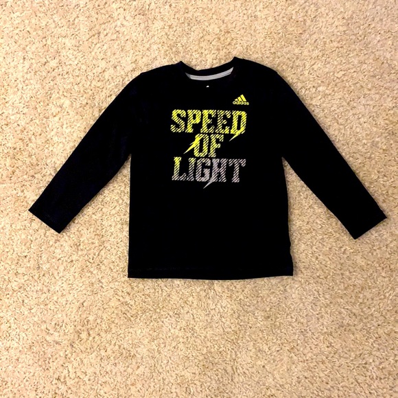 Adidas boys dri-fit long sleeve tee. 4T